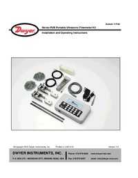 Thumbnail of document Manual - PUB-20 Portable Ultrasonic Flowmeter Kit